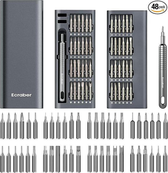 51-in-1 Mini Precision Screwdriver Sets, Portable Magnetic Mini Repair Tool Kit for Phone, Computer, Watch, Laptop, Macbook, Ring Doorbell, Eyeglass, Electronic, Screw Driver