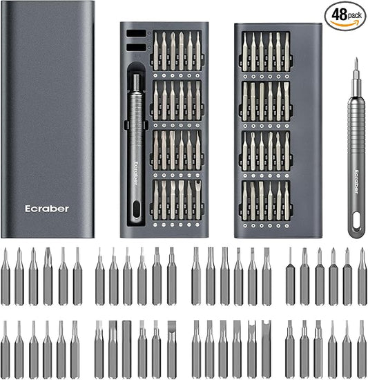 51-in-1 Mini Precision Screwdriver Sets, Portable Magnetic Mini Repair Tool Kit for Phone, Computer, Watch, Laptop, Macbook, Ring Doorbell, Eyeglass, Electronic, Screw Driver