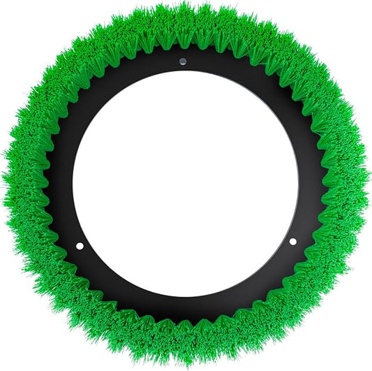 Commercial Scrub Brush for Orbital Floor Scrubber, Compatible with Oreck Orbiter XL ORB550MC, Bissell BGEM9000, 12" Diameter, Light-Duty Brush, Green
