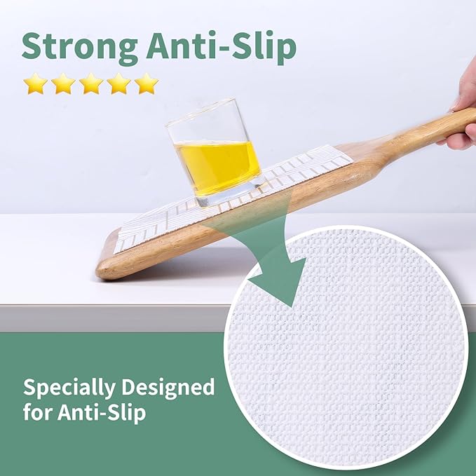 Shelf Liners for Kitchen Cabinets 17.5in x 20FT, Non Adhesive Cabinet Liner Strong Non-Slip Thickened Gold Geometric Drawer Liner, Easy to Clean for Shelf, Cabinet with Knife and Tape Measure