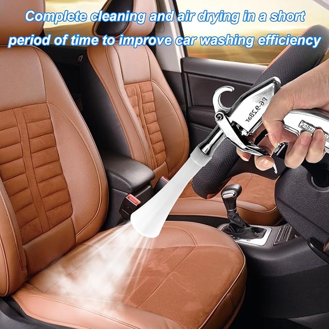 Air Compressor for Car Detailing Detailing Tool, High Pressure Air Gun Dry Cleaning Tool Kit, Air Gun, Car Clean Gun, Cleaning Gun, for Car Dry Cleaning