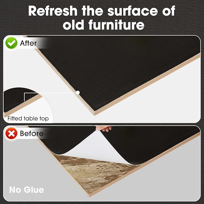 Drawer and Shelf Liner, Non-Slip Kitchen Cabinet Liners Non-Adhesive Thick Strong Grip Waterproof Washable Mats Protect Dresser Shelves Cupboard Bathroom Cabinets, Black, 18 in X 30 FT