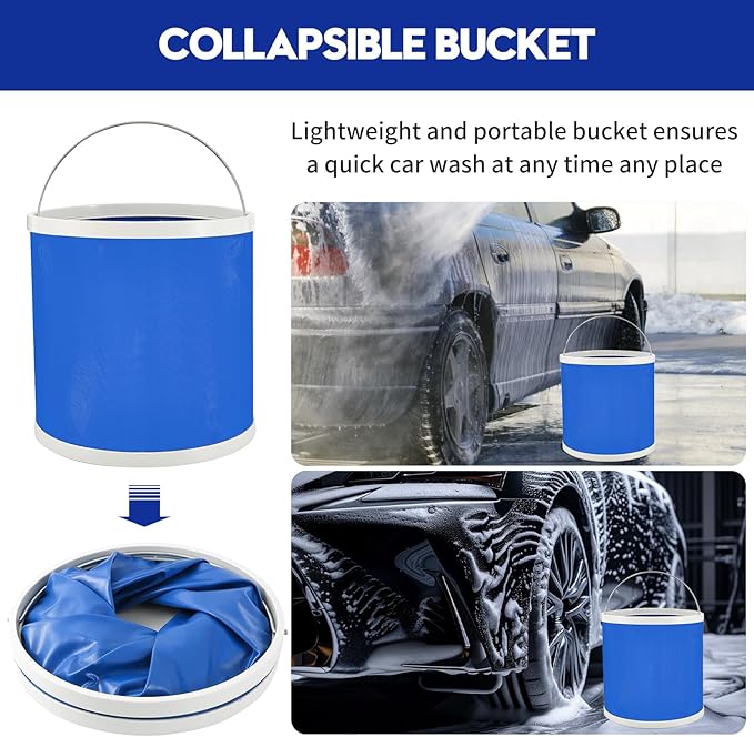 39Pcs Car Detailing Kit, Car Detailing Brush Set, Car Wash Cleaning Kit, Car Detailing Brushes, Professional Car Care Kit for Interior Exterior Wheels, Blue