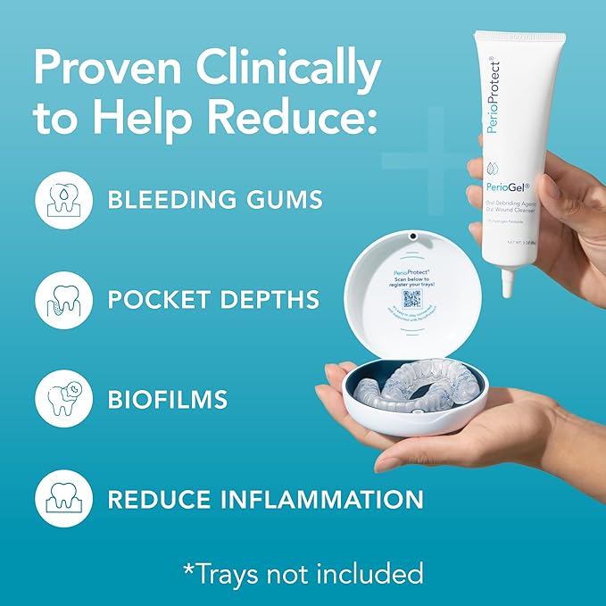 Perio Gel | Periodontal Treatment for Teeth | Promotes Teeth Whitening (3 oz.)