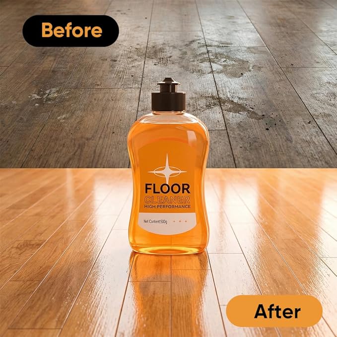 Floor Cleaner for Mopping, 17 fl oz Multi-Surface Floor Cleaning Solution, Streak-Free & Quick Dry Formula for Hardwood, Tile, Laminate & Vinyl Floors (1 PACK)