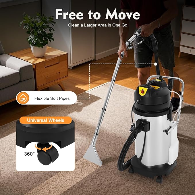Carpet Cleaner Machine, Multi-Purpose Portable Carpet and Upholstery Cleaner, Upholstery Cleaner with Sucker,Powerful Suction Spot Cleaning Machine
