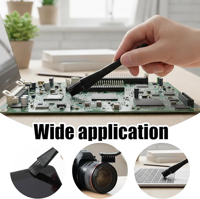 8 Pcs Mini Keyboard Cleaning Brushes Kit, Anti Static Electronic Dust Cleaning Brushes with PP Handle and Nylon Bristles, Keyboards Cleanings Brush for Computer Keyboard and Small Spaces