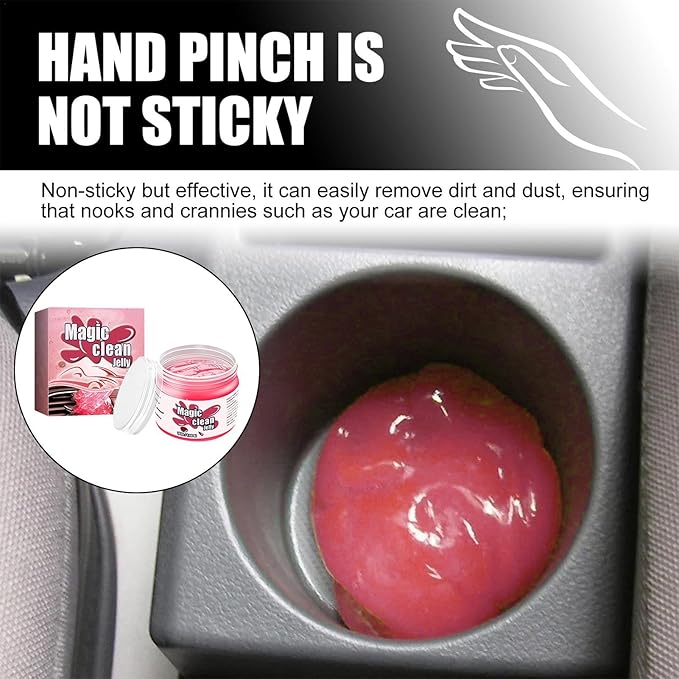 Car Crevice Cleaning Gel - Car Cleaning Putty for Interior, Dust Remover Gel | Gel for Air Vents, Automotive Dust Car Crevice Cleaner, Keyboard Cleaner for Laptops, Desks, Keyboards, Gear Levers