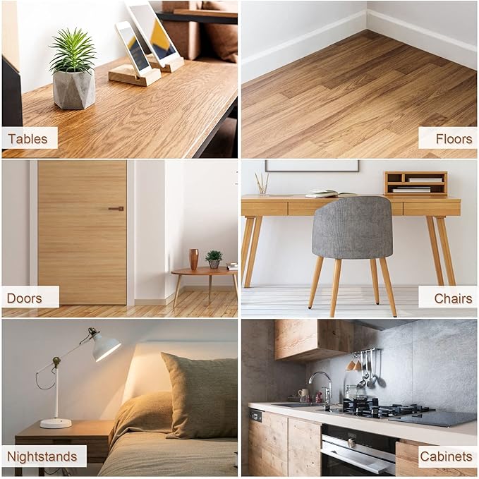 SEISSO Wood Polish Wax, Paste Wax for Wood Finish, Wood Wax Polish, Conditioner, Cleaner, Restorer, Furniture Polish for Wooden Floors, Cabinets, Tables, Doors