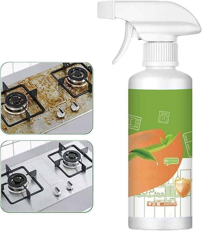 Multi-Purpose Cleaner, Natural Enzyme Formula to Household Appliances, Kitchen Appliance Cleaner, Easy Cleaning Household Items, for Hold, Oven, Stove, Range Hood (1pcs)