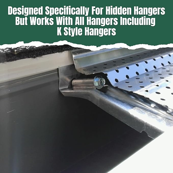 A-M Gutter Guard – Premium Heavy-Duty Lifetime Quality Aluminum - Leaf & Debris Protection, (6 Inch - 11.5 Feet, Mill Finish) - DIY Easy - Made in The USA