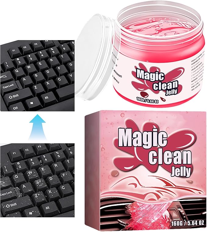Car Crevice Cleaning Gel - Car Cleaning Putty for Interior, Dust Remover Gel | Gel for Air Vents, Automotive Dust Car Crevice Cleaner, Keyboard Cleaner for Laptops, Desks, Keyboards, Gear Levers
