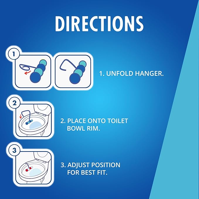 Soft Scrub 4-in-1 Rim Hanger Toilet Bowl Cleaner, Sapphire Waters, 6 Count (Pack of 2)