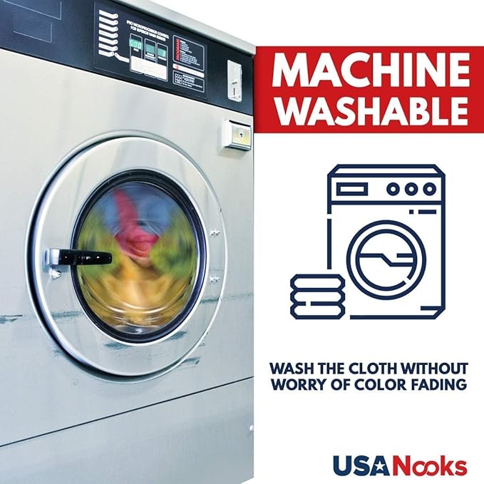 USANOOKS Microfiber Cleaning Cloth - White - 8Pcs (12.5x12.5 inch) High Performance - 1200 Washes, Ultra Absorbent Car Towel Traps Grime & Liquid for Streak-Free Mirror Shine - Car Washing Cloth