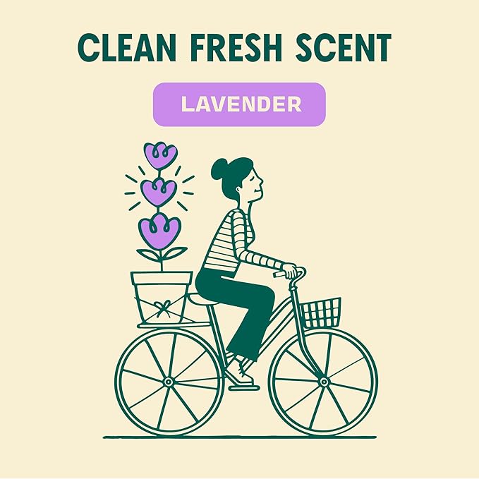 Aunt Fannie's Ultra Concentrated Floor Cleaner Vinegar Wash, Multi-Surface Solution Mopping, Makes 16 Gallons, Lavender Scent, 32 oz. (Pack of 6)