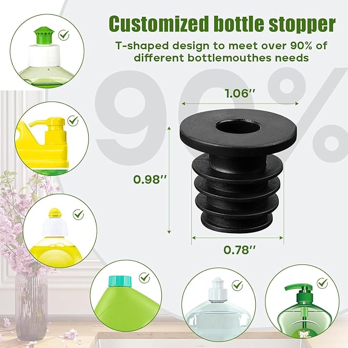 SAMODRA Sink Soap Dispenser and Extension Tube Kit, ABS Pump Head Bronzed Built in Design with 39” Extension Tube to Soap Bottle, No More Messy Refills(No Bottle)