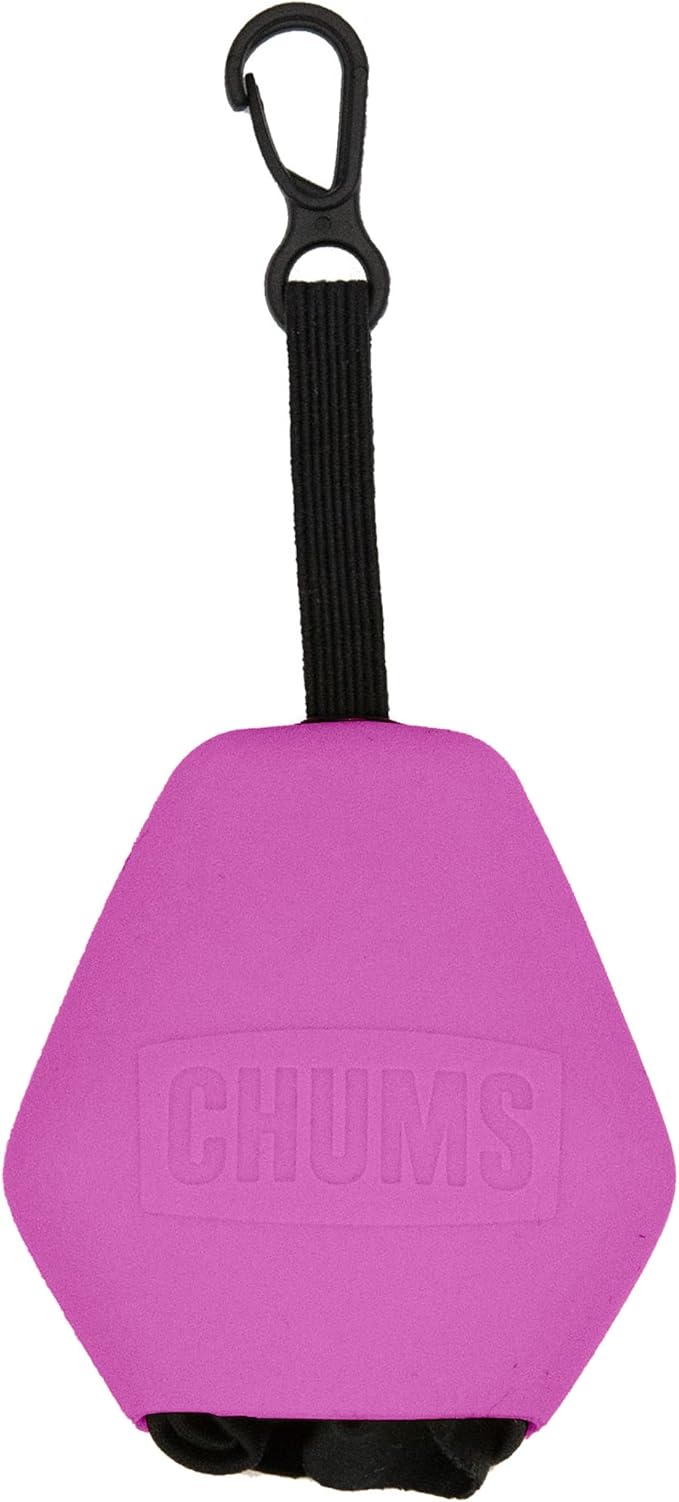 Chums Pouch XL Microfiber Lens Cloth - Portable Lens & Screen Cleaner Cloth Keychain (Very Berry)