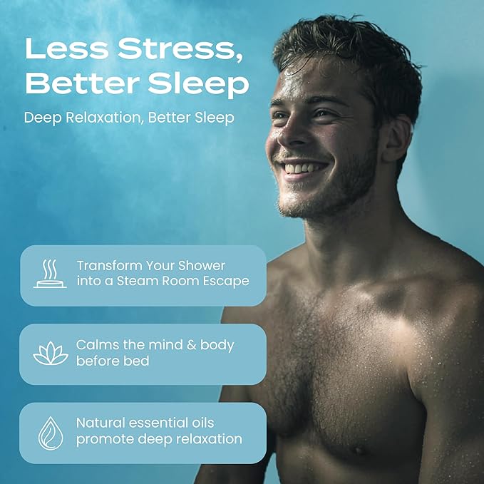 Body Restore Shower Steamers Aromatherapy 30 Pack – Valentines Day Gifts for Her and Him, Birthday Gifts for Women and Men, Relaxation, Stress Relief, Self Care – Collector’s Box