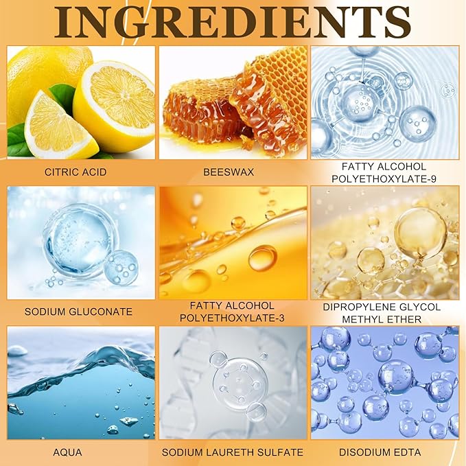 2PCS Beeswax Spray, Beeswax Spray Furniture Polish,Natural Care and Repair Agent, Suitable for Living Room, Kitchen, Wooden Furniture and Floor