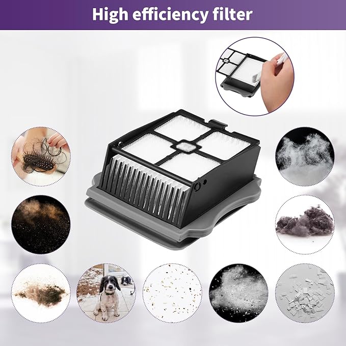 iFloor 3 Replacement Brush Rollers and Filters Kit for Tineco iFloor 3/iFloor One S3 Cordless Wet Dry Vacuum Cleaner,Accessories inclue 3 HEPA Filters & 3 Brush Rollers