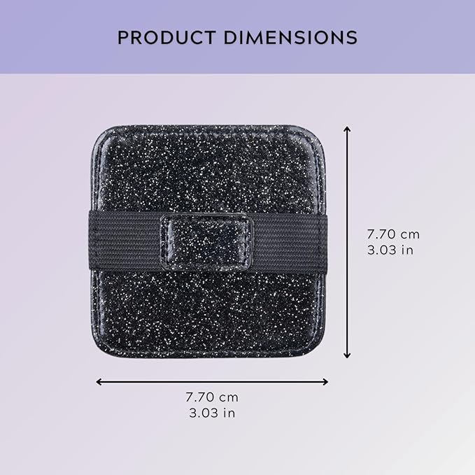 Eco-Fused 6X Screen Cleaning Pads - Gliiter Floral Microfiber Cleaning Cloth Pads - Screen Cleaner Screen Wipes for Electronics - Glasses Cleaning Cloths - Tablets, Laptops, Tv, Smartphones