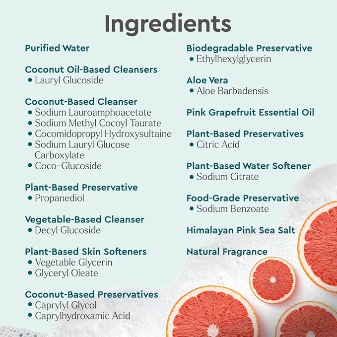 Puracy Organic Hand Soap, For the Professional Hand Washers We've All Become, Moisturizing Natural Gel Hand Wash Soap, Liquid Hand Soap Refills for Soft Skin (48 fl.oz, Ocean Mist) Refill
