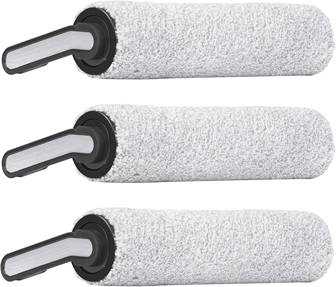 (3 Pack) One S5 Pro Replacement Brush Rollers Tineco Floor One S5, Floor One S5 Pro, iFLOOR 5 Breeze Complete Cordless Wet Dry Vacuum Cleaner, Replacement Parts Accessories, Brush Rollers