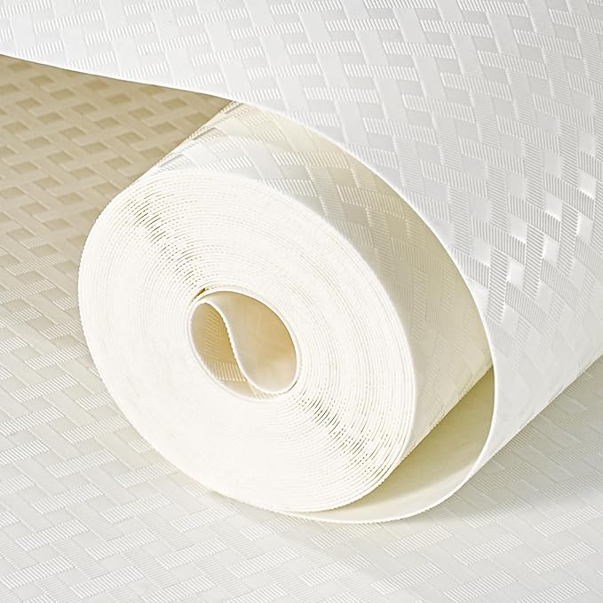 Shelf and Drawer Liner for Kitchen Cabinet, Non-Adhesive 18in x 360in Waterproof Contact Paper Refrigerator Liners Thickened Durable EVA Material Non Slip Mat for Dresser Cupboard Pantry Protector