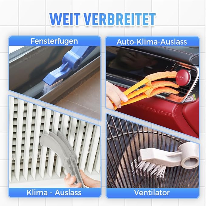 Removable Window Blind Cleaner, 2026 New Duster Brush with Microfiber Sleeves, Blind Cleaner Tools for Blinds Air Conditioner Keyboard Fan Dust (Grey, 1PCS)