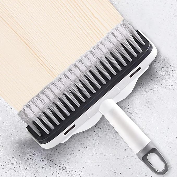 Floor Scrubber - Ergonomic Grip Compact Cleaner Tool - Shower Brush for Cleaning | for Kitchen Balcony Bathtub Garage Patio Pool Wall Deck Tile Concrete