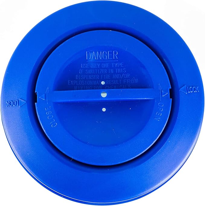 FibroPool Supersize Floating Pool Chlorine Dispenser - Extra Large 12" Design Holds Up to 3 lbs of Tablets - 12 Inches Long - Adjustable Release