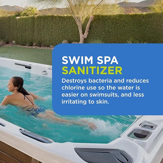 FROG @Ease Replacement SmartChlor Cartridge for use with Swim Spa FROG @Ease Floating System - Swim Spa Sanitizer System Supports Less Chlorine Use - 3 Pack