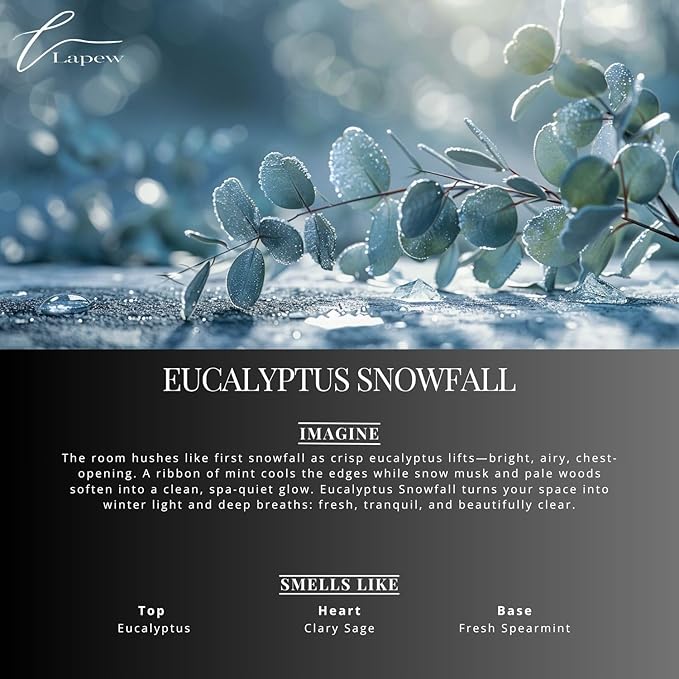Luxury Floor Cleaner, Scented Mop Soap Concentrate | Hard Floor Cleaner for Tile, Vinyl, Laminate, LVP & Sealed Hardwood | Low-Foam, Streak-Free | 36 oz | Eucalyptus Snowfall