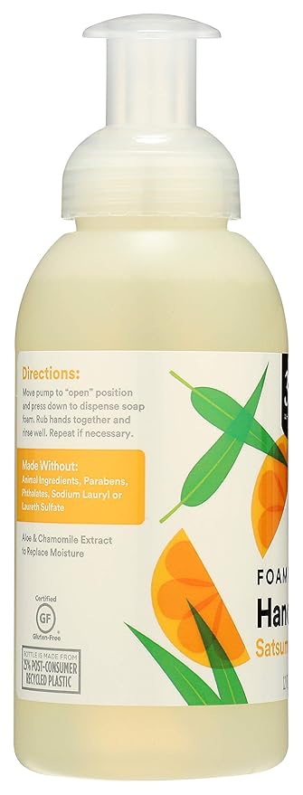 365 by Whole Foods Market, Hand Soap Foaming Satsuma Eucalyptus, 12 Fl Oz (Pack of 2)