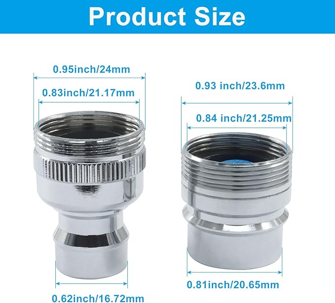 Dishwasher Faucet Adapter with Aerator, Sink Adapter Portable Washer Connector for Kitchen/Bathroom Faucet/Portable Dishwasher Users