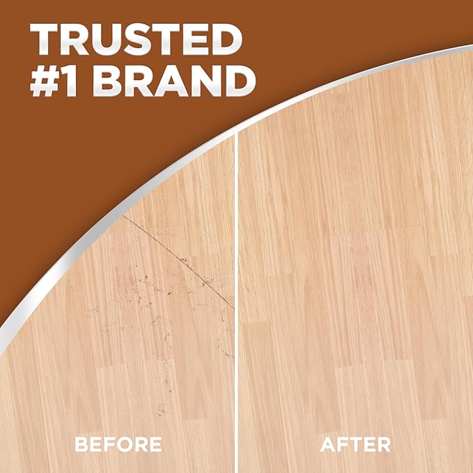 Weiman Wood Floor Polish and Restorer 32 Oz Bundle - High-Traffic Hardwood Floor, Natural Shine, Removes Scratches, Leaves Protective Layer