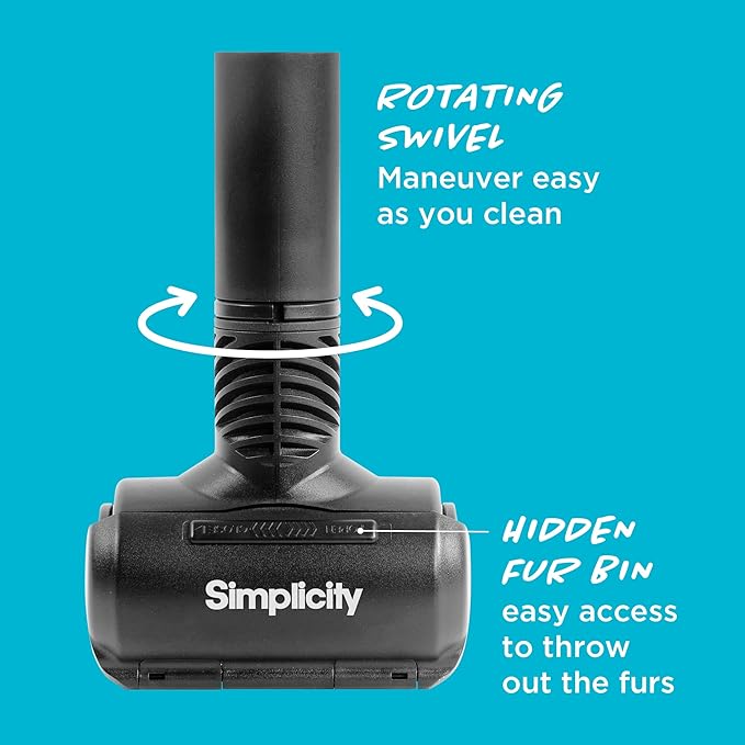 Simplicity Vacuums SF20EZM HEPA Media Filter Set & Pet Hair Upholstery Tool Bundle for Simplicity S20EZM Allergy Bagged Upright Vacuum Cleaner