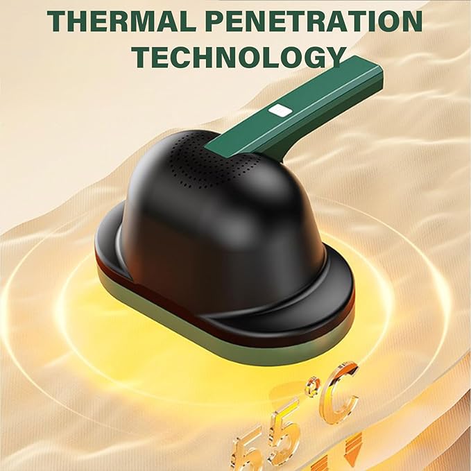 Mattress Vacuum Handheld UVC Effectively Up Bed Pillows Cloth Sofas Carpets Mattress Pet Hair