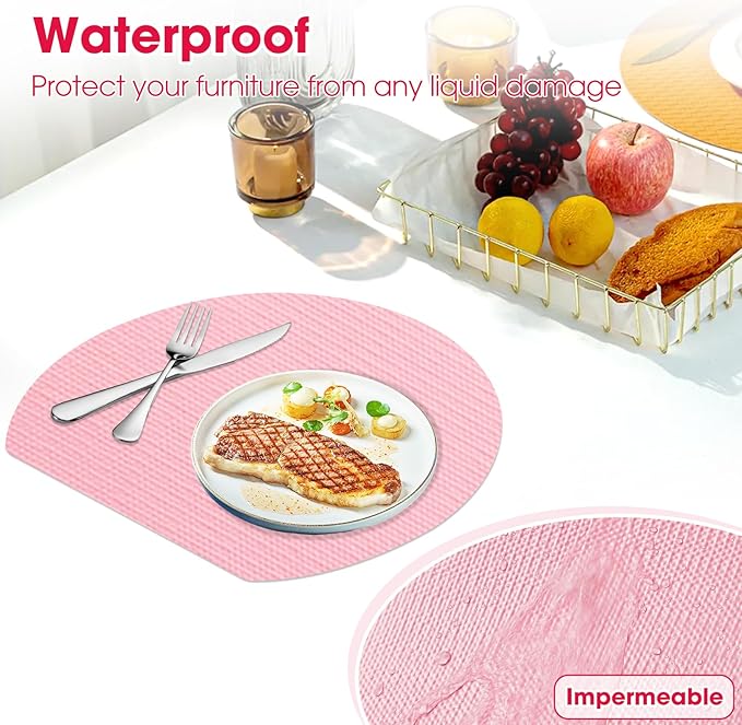Drawer and Shelf Liner, Non-Slip Kitchen Cabinet Liners Non-Adhesive Thick Strong Grip Waterproof Washable Mats Protect Dresser Shelves Cupboard Bathroom Cabinets, Pink, 18 in X 10 FT