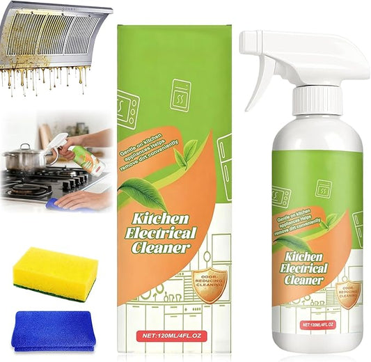 Electrolyzed Ion Kitchen Cleaner Spray, Cleanse Kitchen Appliance Cleaner, Multi-purpose Household and Kitchen Cleaning Spray for Oven, Stove, Range Hood & Appliances (120ML)