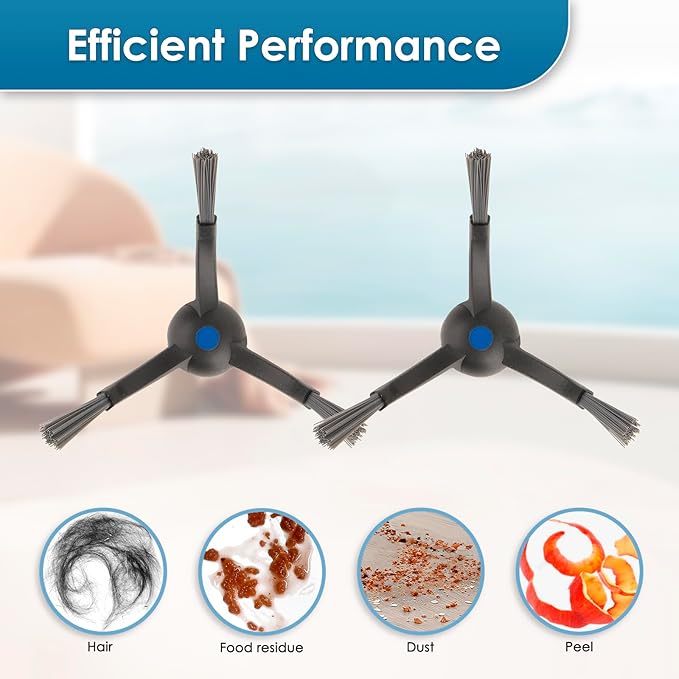(20 Pack) X5 Omni Replacement Parts Compatible with ECOVACS DEEBOT X5 Omni/ X5 Pro Omni Robot Vacuum Cleaner, 1 Roller Brush, 6 Side Brushes, 4 Dust Bags, 3 HEPA Filters, 6 Mop Pads, Accessories Kit