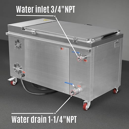 32Gal Industrial Ultrasonic Cleaner 220V 3Ph with Digital Heater Timer,Model UC32