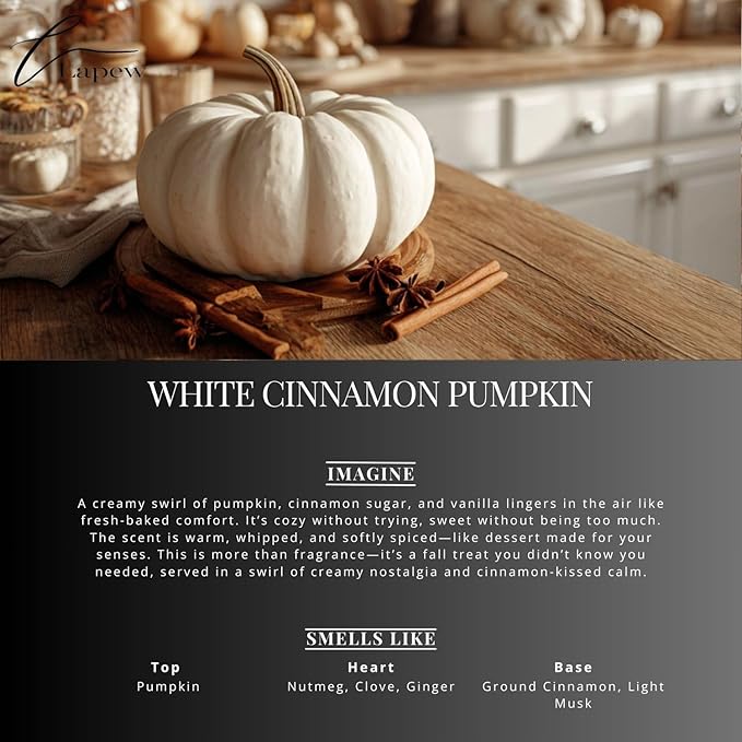 Luxury Floor Cleaner, Scented Mop Soap Concentrate | Hard Floor Cleaner for Tile, Vinyl, Laminate, LVP & Sealed Hardwood | Low-Foam, Streak-Free | 36 oz | White Cinnamon Pumpkin