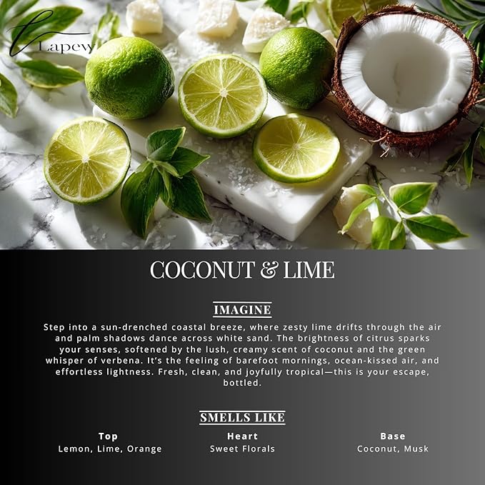 Luxury Floor Cleaner, Scented Mop Soap Concentrate | Hard Floor Cleaner for Tile, Vinyl, Laminate, LVP & Sealed Hardwood | Low-Foam, Streak-Free | 36 oz | Coconut & Lime