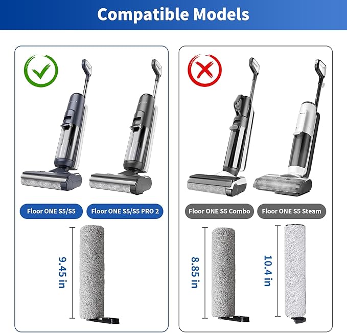 【For One S5 Blue】【One S5 Pro】 Replacement Parts Only for Tineco Floor ONE S5/Floor One S5 Pro Smart Cordless Wet Dry Vacuum Cleaner,NOT for S5 Combo / S5 Steam / S3