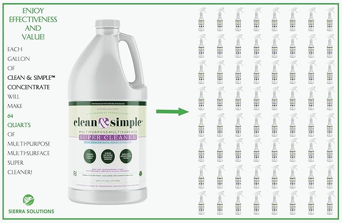 All-Purpose | Household Cleaner | clean & simple™ SUPER CLEANER concentrate (165)