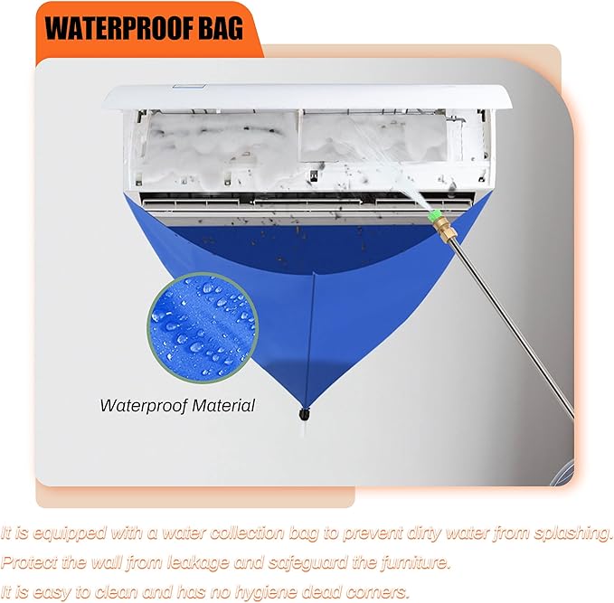 Updated ZPB140 Port A Blaster HVAC Coil Cleaning, Portable Pressure Washer, Coil Jet Cleaner for ac Unit 120V 80W for Indoor or Outdoor, Flow Rate 4L/min, Can Only Be Used with Water, Not with Air
