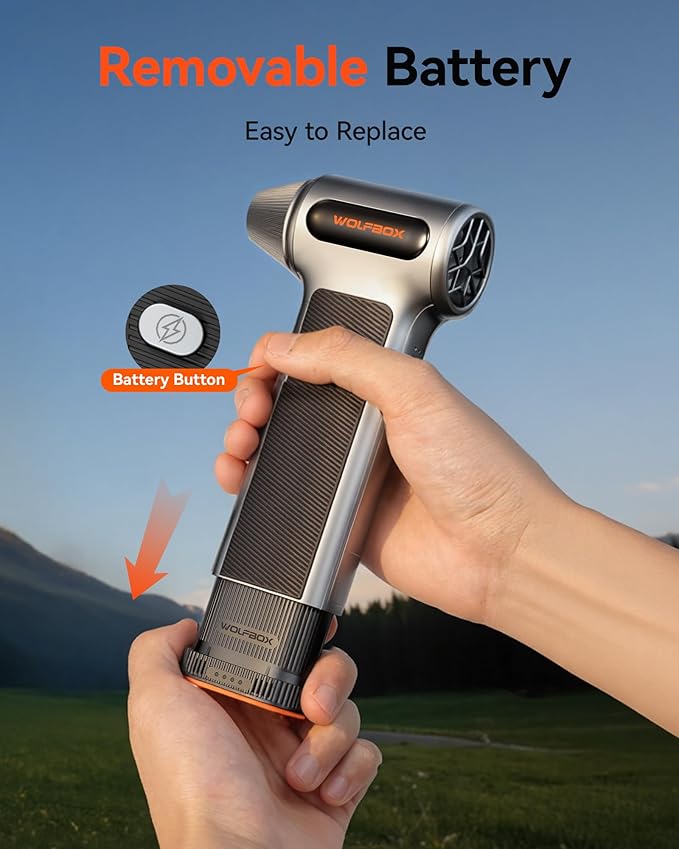 WOLFBOX MF200 Electric Air Duster and MF50 Compressed Air Duster