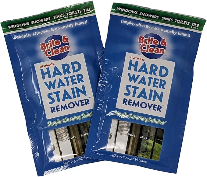 Brite & Clean® Spotless Shower Doors® Kit for Hard Water Stain Removal & Cleaning