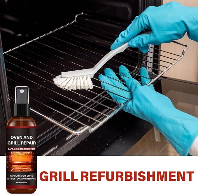 Kitchen Degreaser Spray, 100ml Heavy Duty Foam Cleaner, Professional Formula for Ovens, BBQ Grills, Deep Fryers, Stainless Steel, Cooktops, Griddles